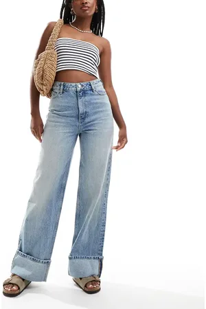 New Look Turn up jeans in mid
