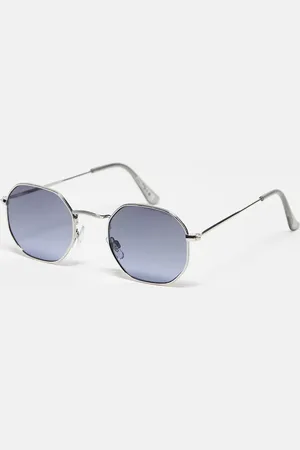 Jeepers Peepers Round hex festival sunglasses in