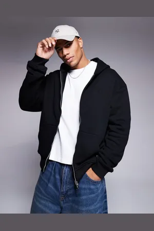 The Couture Club Washed essentials zip through hoodie in