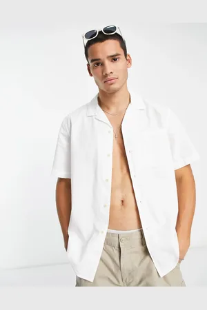 SELECTED Revere short sleeve shirt in seersucker