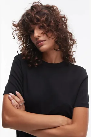 MANGO Round neck t-shirt in