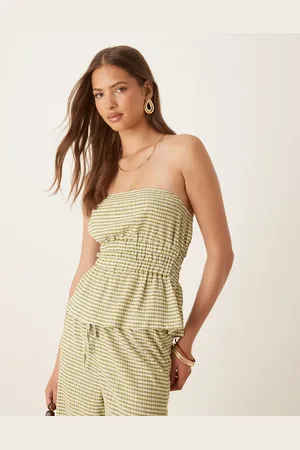 ASOS Bandeau co-ord in gingham