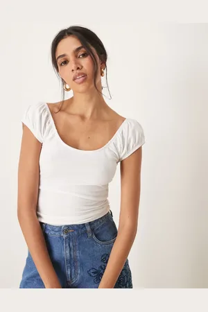 ASOS Puff sleeve sun top in