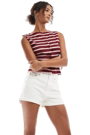 Pull&Bear Mom denim shorts in mid