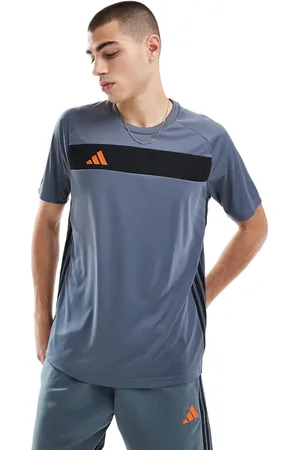 adidas Adidas Football Tiro essentials t-shirt in grey and