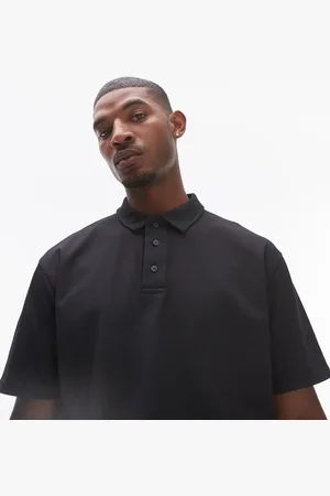 Topman Oversized fit polo in washed