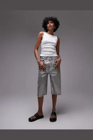 AllSaints Louie long short in metallic
