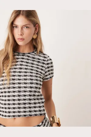 New Look Co-ord boucle tee in