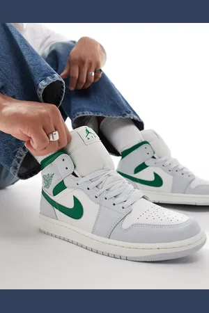Jordan Nike Air 1 trainers in and green