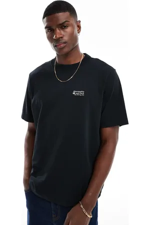 Abercrombie & Fitch Small scale polished logo oversized heavyweight t-shirt in
