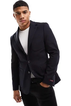 Gianni Feraud 3 button skinny knit blazer