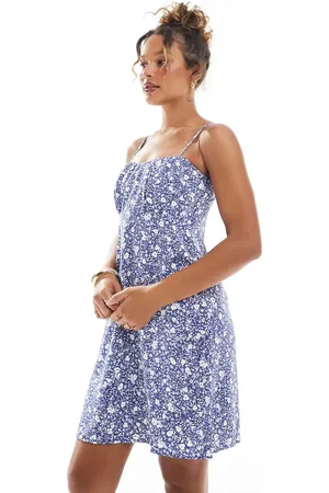 ONLY Cami mini dress in ditsy print
