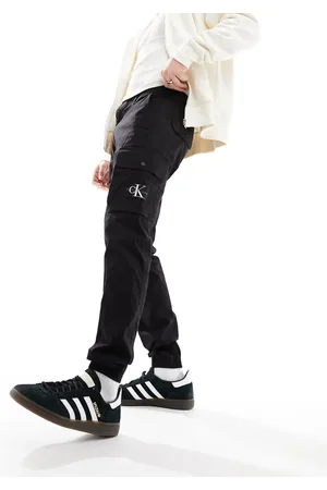Calvin Klein Skinny washed cargo trousers in