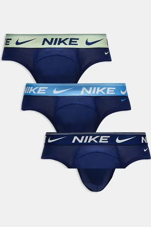 Nike Dri-Fit Ultra Comfort 3 pack hip briefs in with contrast waistbands