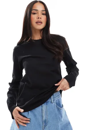 Weekday Essence standard long sleeve top in