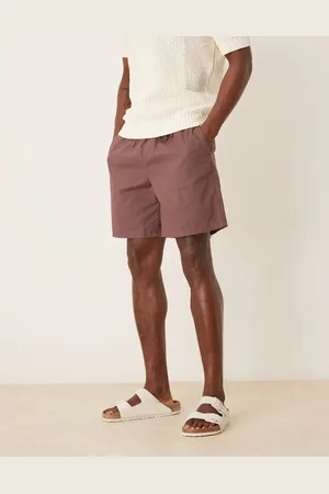ASOS Wide linen blend shorts in