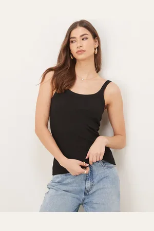 Gina Tricot Rib singlet top in