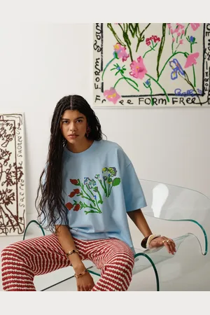 Topshop Graphic Bradley.B back print t-shirt in light