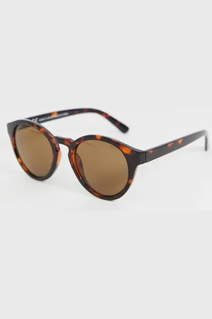 Weekday Trek Rounded Sunglasses in Tortoise