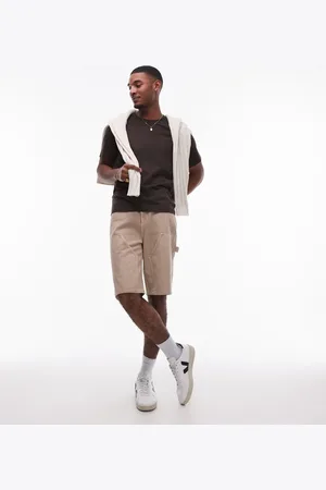 Topman Carpenter short in washed stone
