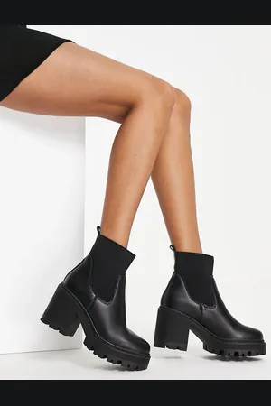 Truffle Collection Chunky heeled chelsea boots
