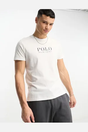Ralph Lauren Loungewear t-shirt in with chest text logo