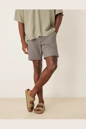 ASOS Slim mid length chino shorts in