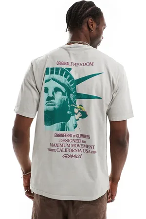 Gramicci Liberty graphic t-shirt in pigment state