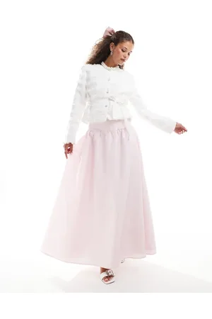 Sister Jane Drop hem midaxi skirt in powder co-ord