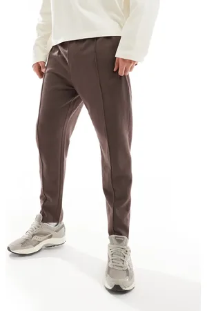 ASOS Tapered jogger with zip fastening in