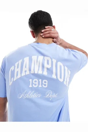 Champion Varsity back print short sleeve t-shirt in