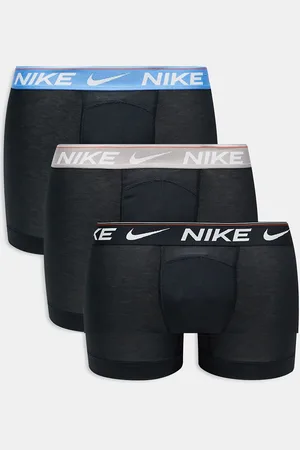 Nike Dri-Fit Ultra Comfort 3 pack boxer briefs in with contrast waistbands
