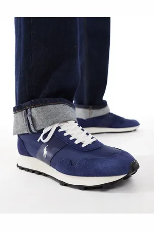 Ralph Lauren Trail 125 suede trainer in