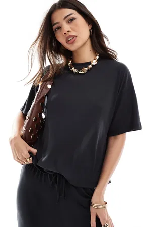 Pieces® Slinky super soft boxy t-shirt co-ord in