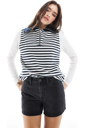 Hollister High waist relaxed denim short in washed