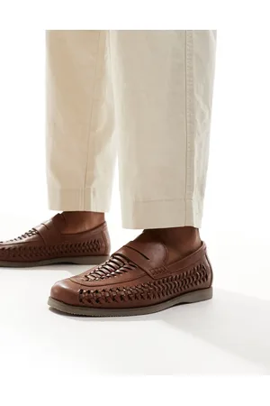 River Island Woven loafers in