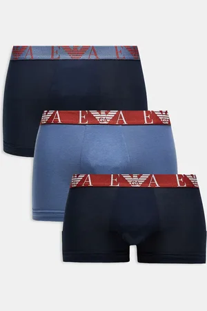 Emporio Armani Bodywear 3 pack bold monogram logo trunks in
