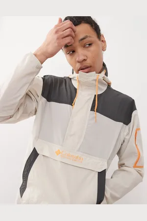 Columbia Challenger windbreaker anorak in beige