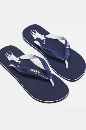 Ralph Lauren Bolt flip flop in with logo