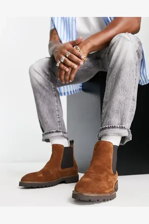 Office Cleated chelsea boots in suede