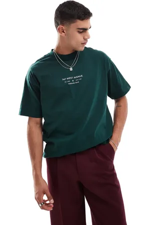 Cotton On Cotton On boxy fit t-shirt with West Avenue print in