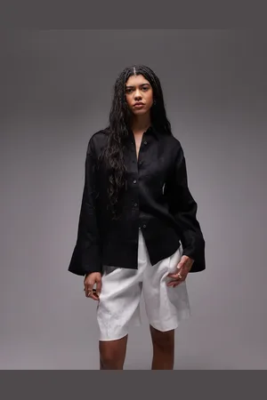 ARKET Oversized linen shirt in