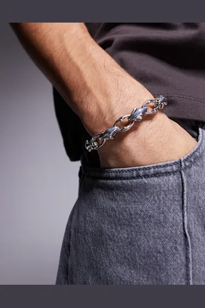 ASOS Chunky chain bracelet in burnished tone