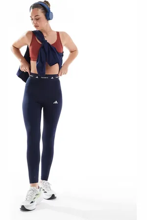 adidas Adidas Training tech fit 7/8 sculpt leggings in navy