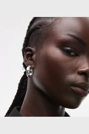 SEOL + GOLD Sterling rounded creole hoop earrings