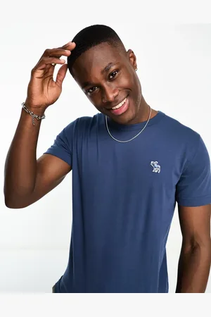 Abercrombie & Fitch Icon logo t-shirt in mid