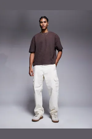 ASOS Co-ord oversized boxy textured t-shirt in