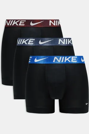 Nike Dri-Fit Essential Microfibre 3 pack boxer briefs in with contrast waistband