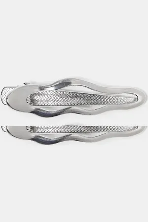 Pieces® Large wavy 2 pack hairclips in