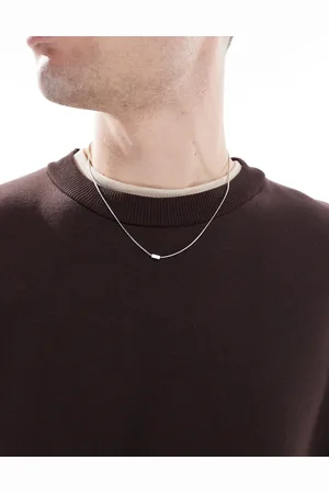 LOST SOULS Geometrical pendant necklace in stainless steel